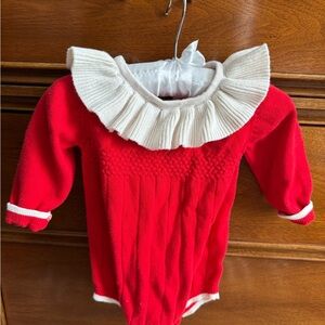 Cat & Jack Red and White Kids Romper